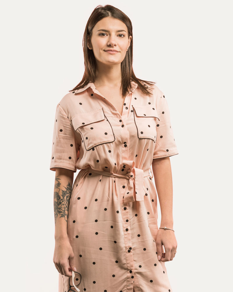 Women Dot Print Dress